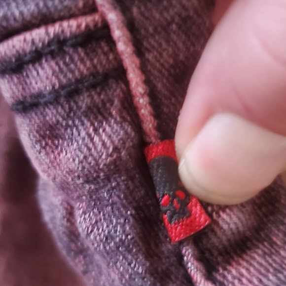 Vintage Tripp NYC Daang Goodman Purple Wash Skinny Jeans. - Picture 12 of 16